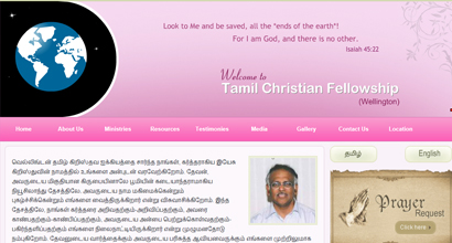 Tamil Christian Fellowship, Wellington